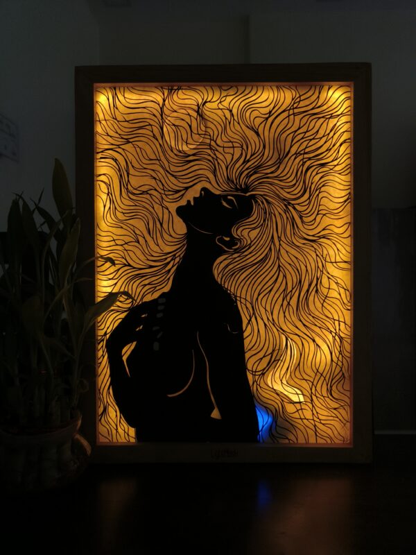 Illuminated Shadow Box,Background Sound,Shadow Box Art