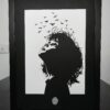 Boy with Dreams & Hopes | Inspiring Lightbox Art with Birds Flying in the Sky