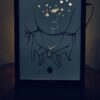 shadow box, shadow box frame, shadow box display case, light box