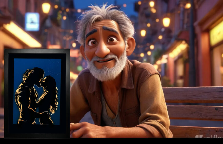 A Heartwarming Tale of Love, Loss, and the Timeless Bond Preserved in a Box Frame