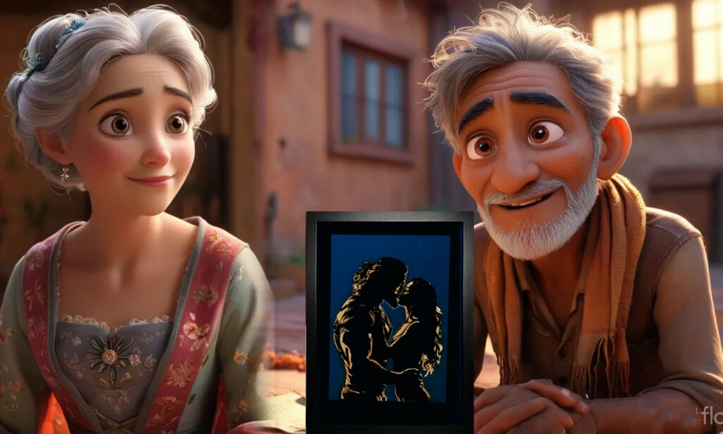 A Heartwarming Tale of Love, Loss, and the Timeless Bond Preserved in a Box Frame