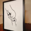 Father and Child Bonding Shadow Box Frame: Celebrating Unbreakable Love