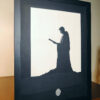 Divine Energy: Priest Reading Bible Shadow Box Frame