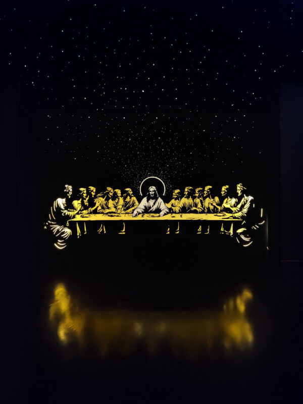 The Last Supper Shadow Box Frame – A Divine Paper Art Masterpiece